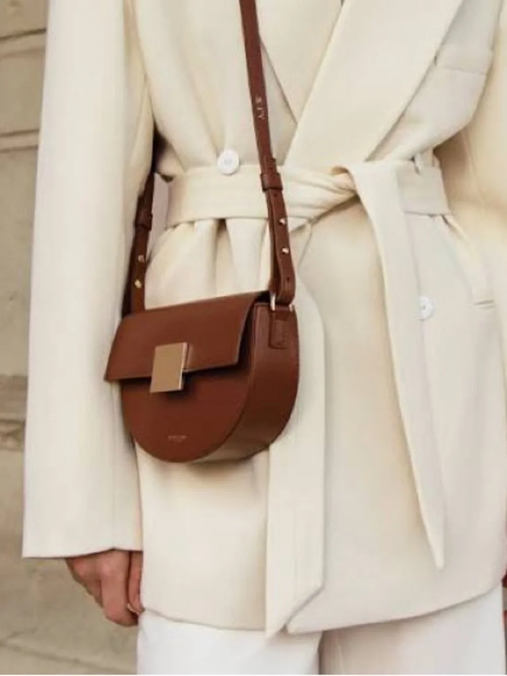 DeMellier Croc-Embossed Crossbody Oslo Mini